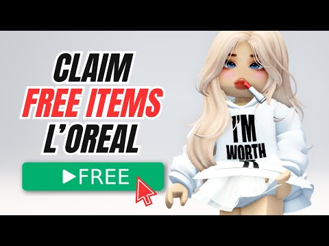 GET FREE L'OREAL ROBLOX ITEMS NOW! 🤩🥰