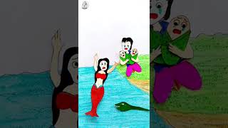 😭 sorry babies|| #youtubeshorts #swetaart #mermaid #animationstory #shorts