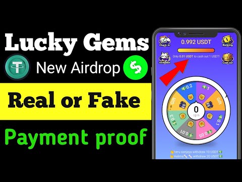 Lucky Gems | Lucky gems Telegram Airdrop | USDT Earn Free Telegram bot new project 2025