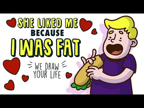 She liked me because I am fat 🍔 Draw My Life | My Life Sucks