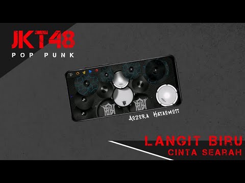 JKT48 - Langit Biru Cinta Searah (Aozora Kataomoi) Pop Punk [Real Drum Cover]