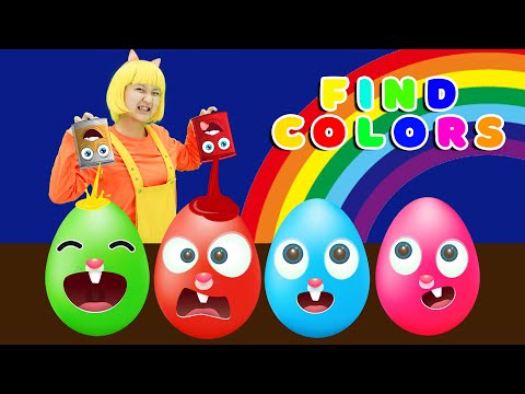 🌈Colorful 🎨 Nursery Rhymes for Kids | Fun Songs to Learn Colors