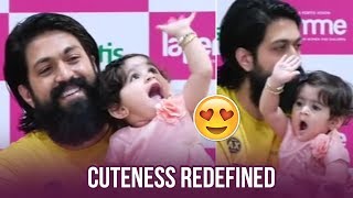 Rocking Star Yash Daughter Ayra's Cuteness Overloaded | Manastars