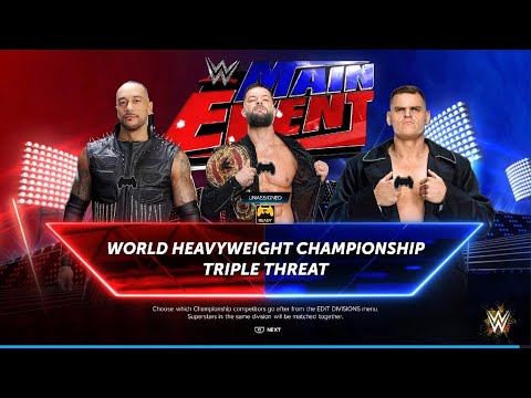 Gunther vs Finn Balor vs Damian Priest