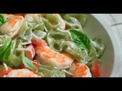 HOW TO MAKE SHIRATAKI SHRIMP ALFREDO