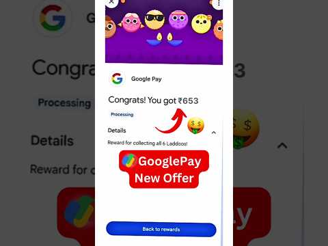 Google Pay Diwali Laddoos Offer 🤑 Full Explain | Google pay #short #googlepay #gpay #diwalioffer