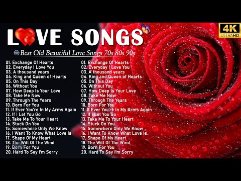 Most Beautiful Love Songs Of All Time - Relaxing Love Songs 80's 90's - Best Love Songs Ever