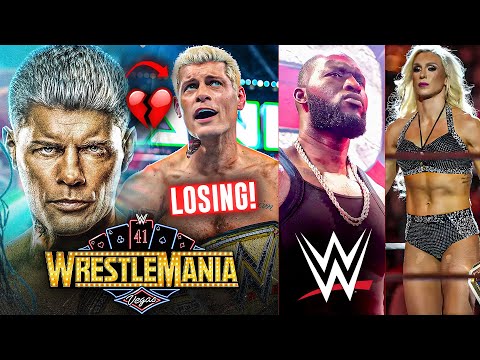 Cody FINALLY LOSING At WrestleMania 41 🤩! | Omos WWE DRAMA, Charlotte Dark Character | WWE News