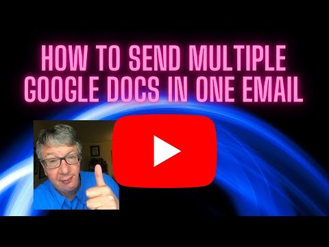 How To Send Multiple Google Docs in One Email