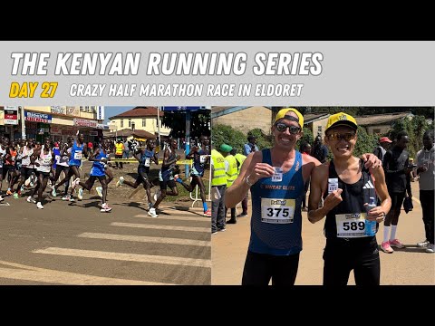 Watching a Crazy Half Marathon Race in Eldoret - Day 27 in Kenya