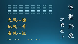 【易经·基础18· 64卦卦象·巽在下】 本集视频为你介绍64卦中——巽在下的八个卦。