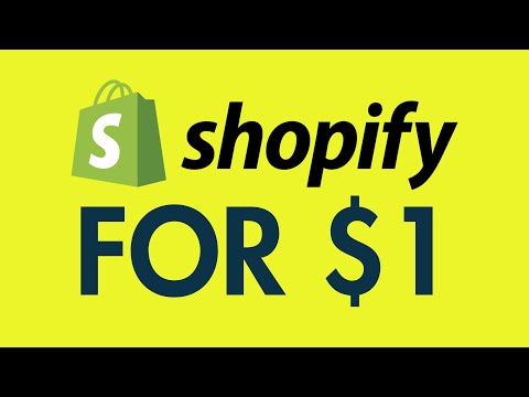 Shopify for $1 — Special Free Trial (2024)