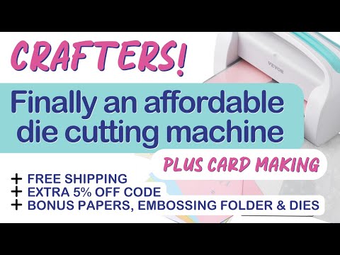 How does this DIE CUTTING MACHINE compare to more expensive brands plus HANDY TIPS & card making