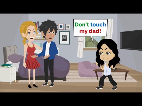 Nora's Dad meets a woman... | Easy English conversation practice | Nora English