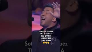 SOFRONIO VASQUEZ WINNER THE VOICE USA S26 GRAND CHAMPION #shorts #shortvideo #meta