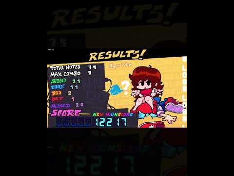 SHIT RANK WIN SCREEN (OFFICIAL FNF PIT STOP UPDATE) #shortsfeed #shorts