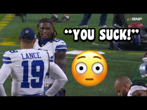 Ceedee Lamb *HEATED & TRASH TALKS Dak Prescott 😳 Cowboys Vs Steelers 2024 highlights