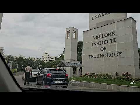 VIT Vellore Campus Tour 2024 By Car Boys Hostel blocks , Best Engineering Colleges in India