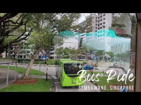 Double Decker Bus Ride In Sembawang, Singapore