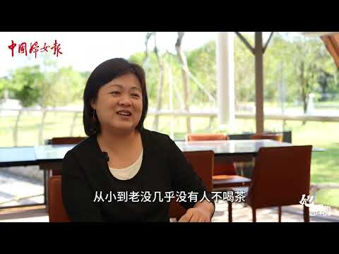 Lin Junying, a Taiwan girl loved tea culture since childhood, now works in tea industry in Fujian.