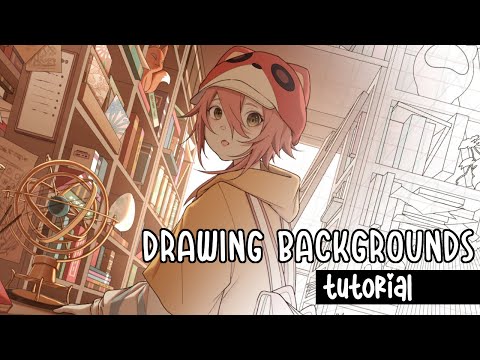 how I draw backgrounds ✦ tutorial 【CLIP STUDIO PAINT】