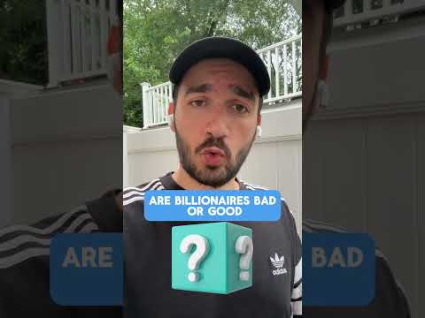 Are billionaires bad people? #billionaire #money #rich #millionvsbillion #networth