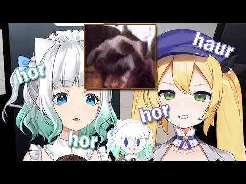 Mint and Doki's Freddy Fazbear impressions 【Maid Mint Fantome & Dokibird】