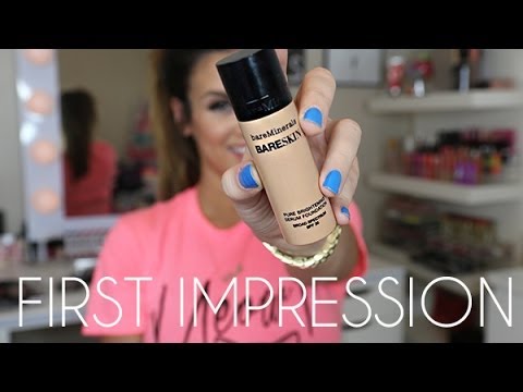 First Impressions: bareMinerals bareSkin Pure Brightening Serum Foundation