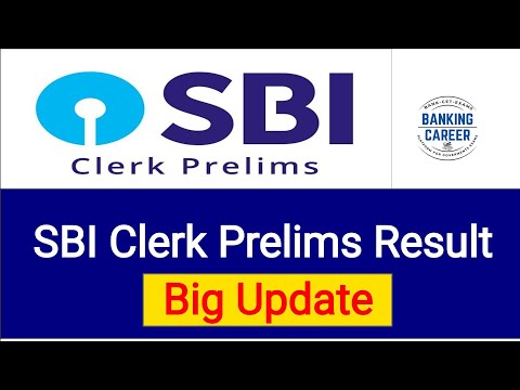 Update of SBI Clerk Prelims Result!!