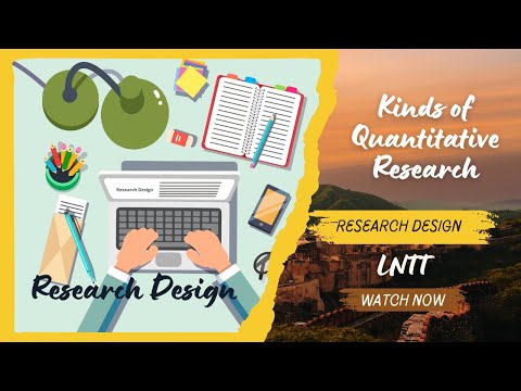 Kinds of Quantitative Research #quantitativedesign #design #practicalresearch2