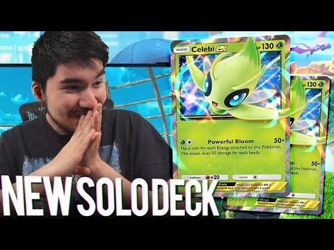 NEW SOLO CELEBI EX +18 TRAINER DECK ! NEW MYTHICAL ISLAND POKEMON POCKET MINISET !