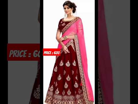 Semi Stitched Lehenga Choli || Online delivery #shorts