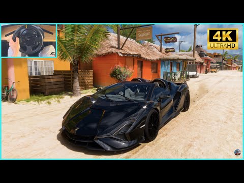 Lamborghini 2020 - Forza Horizon 5 | Thrustmaster TX Steering Wheel Gameplay