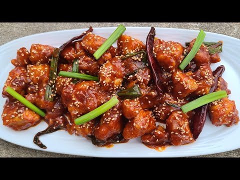 Korean Sweet and Spicy 🌶️ Chicken Recipe/ Korean Street Food Recipe