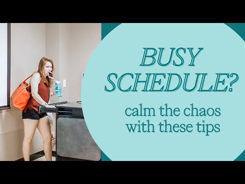 My top tips for BALANCING a super busy schedule!