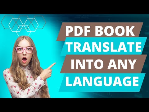 How to Translate PDF File in Any Language  | PDF Book Translate into Any Language | Free Translator