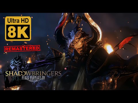 FINAL FANTASY XIV: SHADOWBRINGERS Full Trailer 8k 60 FPS (Remastered with Neural Network AI)