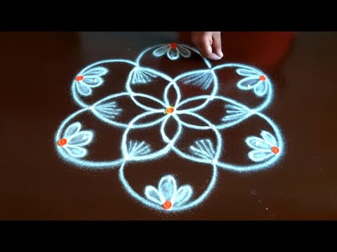 5*3 dots pongal kolam 2025| margazhi kolam design| thipkiyanchi rangoli| muggulu | lighting kolam