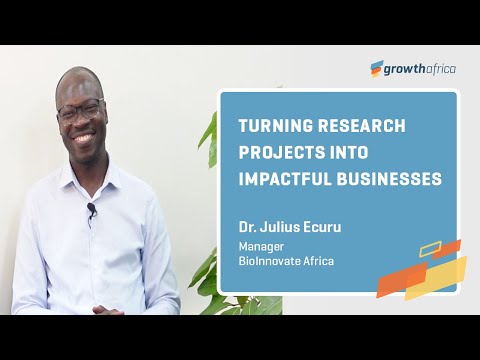 Transforming research into innovation for Africa's growth.