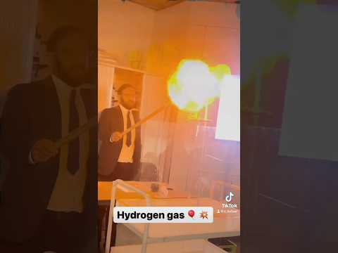 Hydrogen 💥 #hydrogen #chemistry #science #scienceexperiment #teacher #education #school #shorts