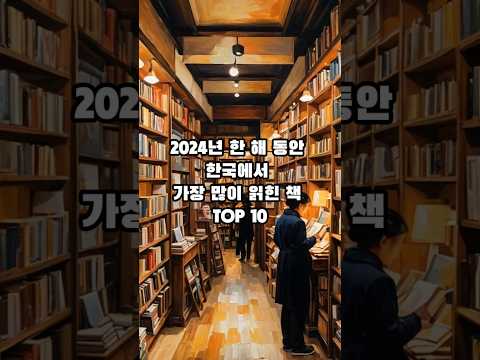 잡지식-2024 한국인이 가장 많이 읽은 책 TOP 10