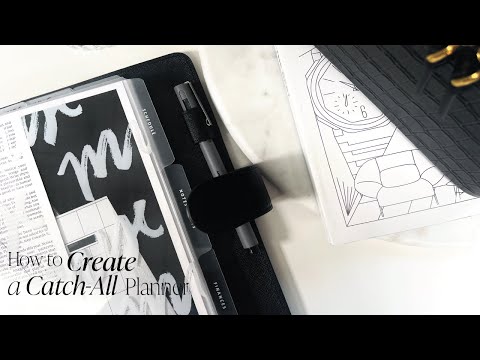 How to Create a Catch-All Planner | Cloth & Paper | Planner Flip Through