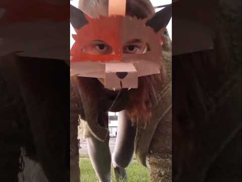 My friend made me a mask! and I finished the one I had, all in a day! #therian #theriangear