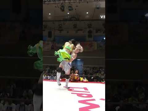 【女子プロレス】ロックボトム / 凍雅【恵まれた体格で強烈に投げ落とす！】