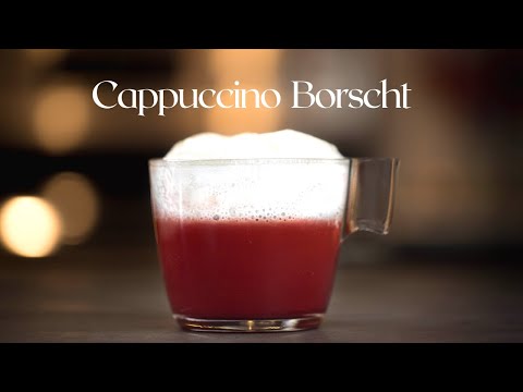 Cappuccino Borscht: A Fusion of Italian and Russian Flavors in a Soup