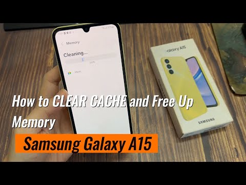 Samsung Galaxy A15: How to CLEAR CACHE and Free Up Memory