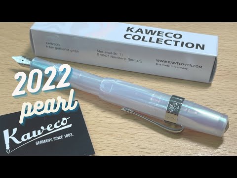 Kaweco Sport Iridescent Pearl Fountain Pen Review and Unboxing [Limited Collection] EXTRA FINE NIB