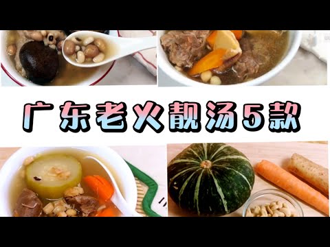 广东老火靓汤系列 5款 家常集锦/Cantonese Delicious Soup Summary