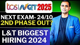 TCS Free NQT Hiring | Exam on 24th October | L&T Biggest Hiring