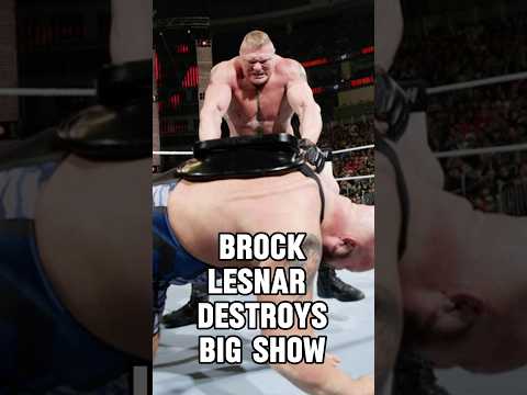 Brock Lesnar Destroys The Big Show